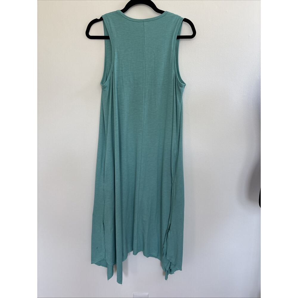 Arabella Maxi Sundress Lagenlook Built in Support Cottagecore Sharkbite Hem | M - Picture 6 of 8